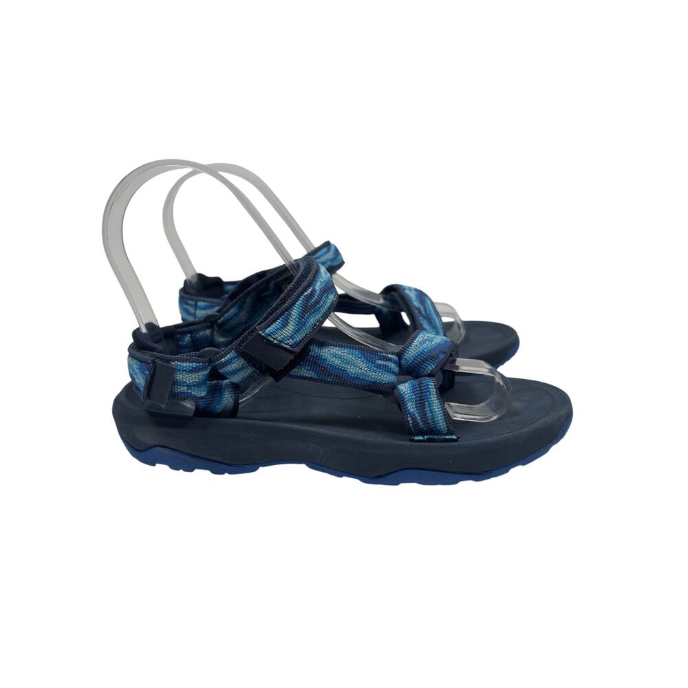 Teva Hurricane XLT 2 Sport Sandals Kids 2 Blue Hook Loop Padded Heel Textured